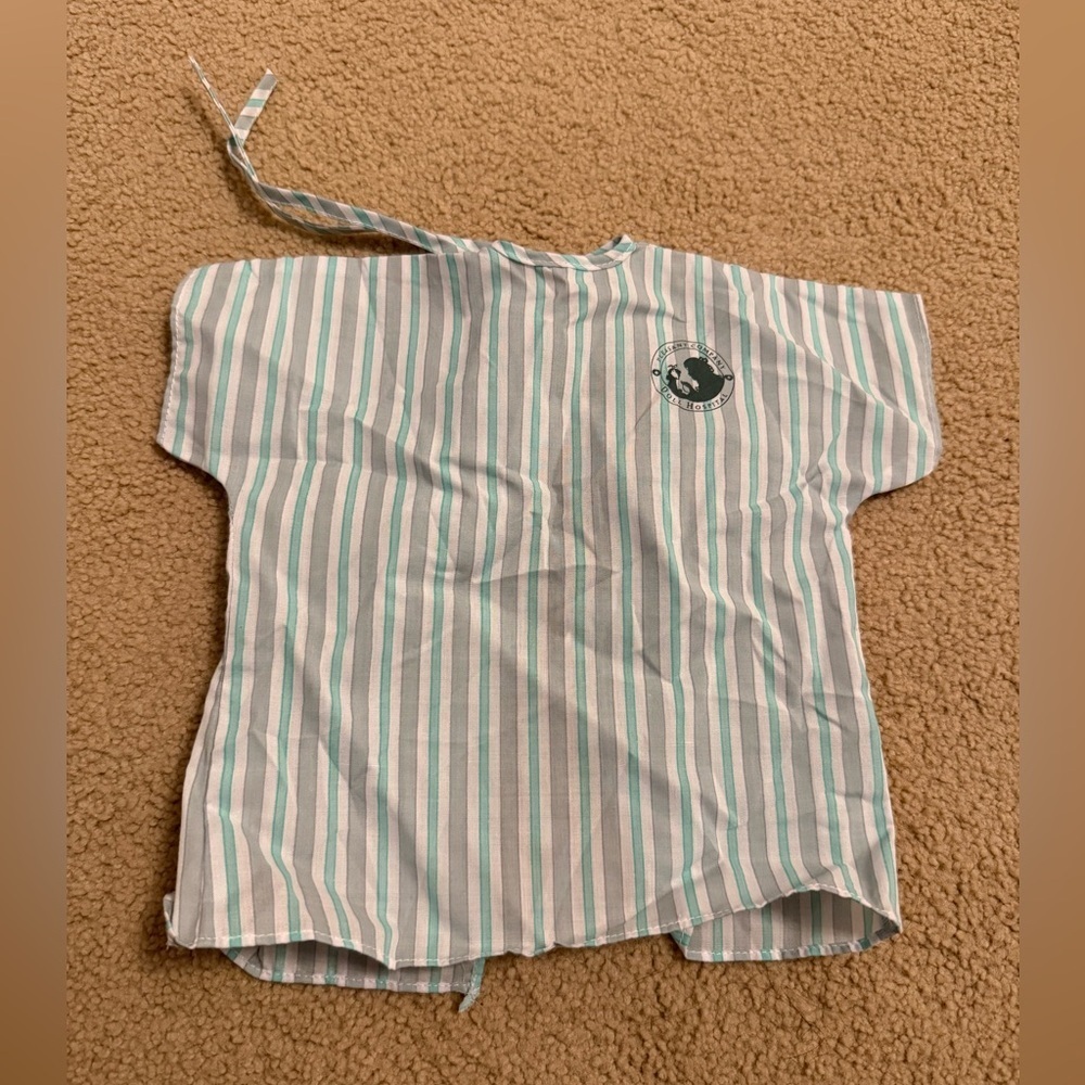 Vintage American Girl Doll Outfit | Pleasant Valley Hospital Gown